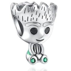 S925 Sterling Silver Groot Tree Charm Fits Original Bracelet